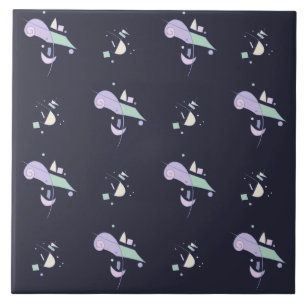 Abstract Geometric Pattern Tile
