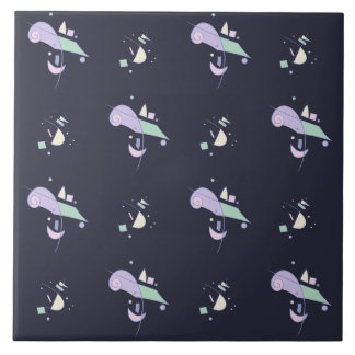 Abstract Geometric Pattern Tile