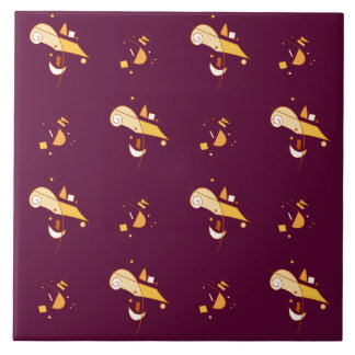 Abstract Geometric Pattern Tile