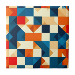 Abstract Geometric Pattern Tile
