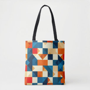Abstract Geometric Pattern Tote Bag