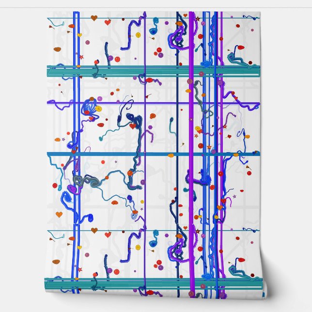 Abstract Geometric Pattern Wallpaper  (Unrolling)