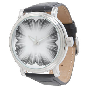 Abstract Geometric Petals Men's Wristwatch 