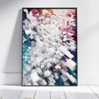 Abstract Geometric Poster