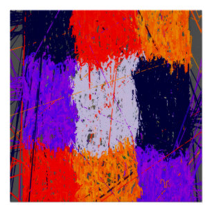 Abstract Geometric Poster