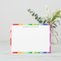 Abstract Geometric Rainbow Prism Personalised