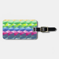 Abstract Geometric Rainbow Prism Shapes Pattern