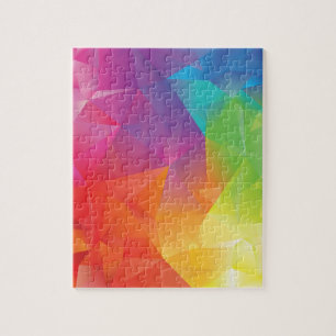 Abstract Geometric Rainbow Puzzle