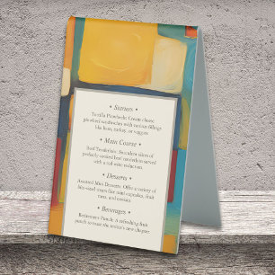 Abstract Geometric Retro Playful Retirement Party