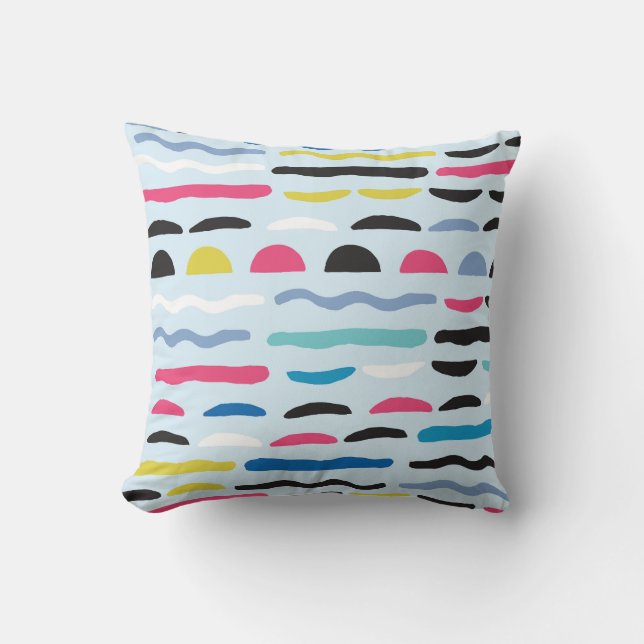 Abstract Geometric Seamless Decorative Pattern. Cushion (Front)