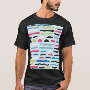 Abstract Geometric Seamless Decorative Pattern. T-Shirt