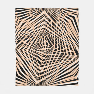 Abstract Geometric Seamless Design Fleece Blanket