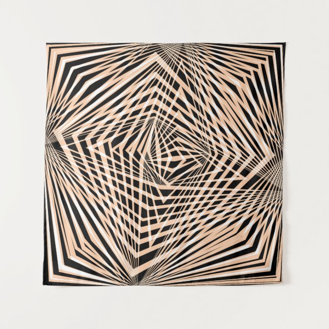 Abstract Geometric Seamless Design Tapestry (Front)