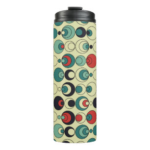 Abstract geometric seamless pattern design. thermal tumbler