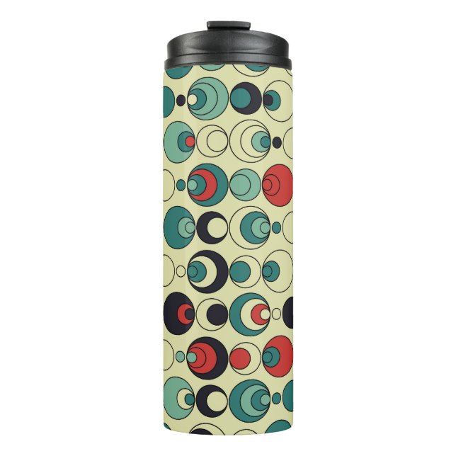 Abstract geometric seamless pattern design. thermal tumbler (Front)
