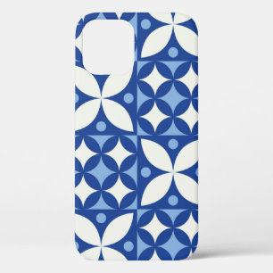 Abstract geometric seamless pattern in scandinavia iPhone 12 case