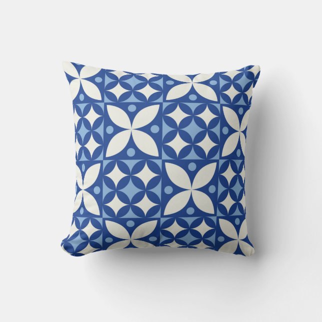 Abstract geometric seamless pattern in scandinavia cushion (Front)