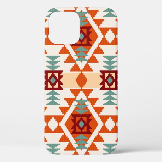 Abstract geometric seamless pattern,native america Case-Mate iPhone case (Back)