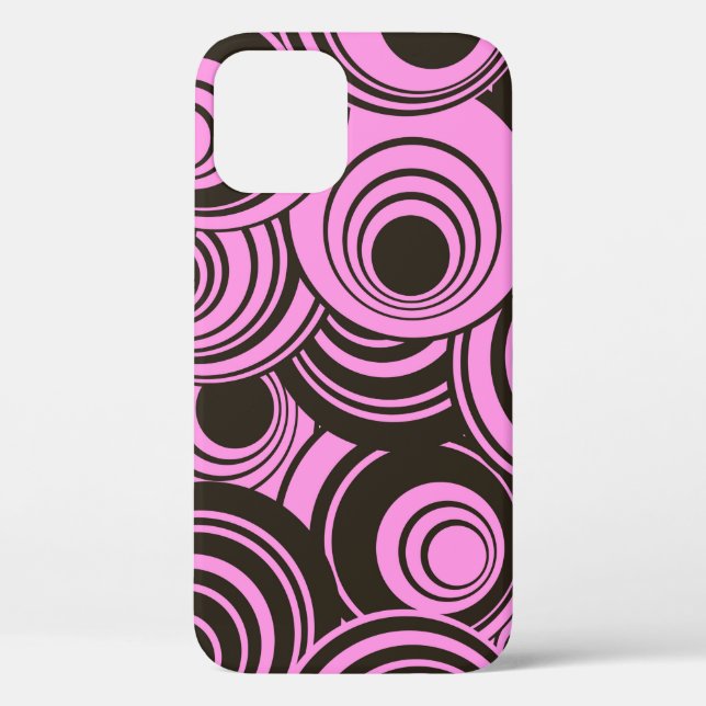 abstract geometric seamless pattern with concentri Case-Mate iPhone case (Back)
