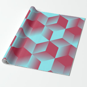 abstract geometric seamless pattern with grid of c wrapping paper