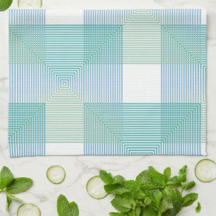 Abstract geometric seamless pattern with squares. tea towel