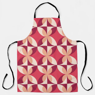 Abstract Geometric: Seamless Textile Design Apron