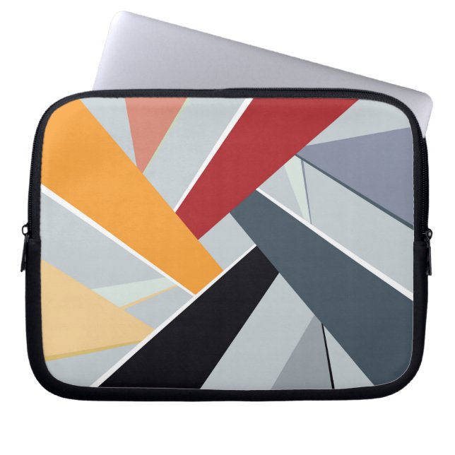 Abstract Geometric Shape 2 Laptop Sleeve (Front)