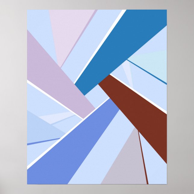 Abstract Geometric Shape 3 Poster (Front)