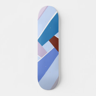 Abstract Geometric Shape 3 Skateboard