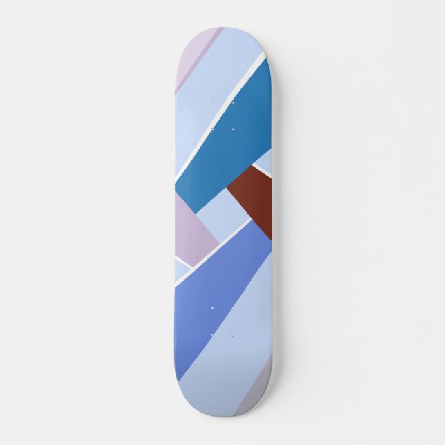 Abstract Geometric Shape 3 Skateboard (Front)