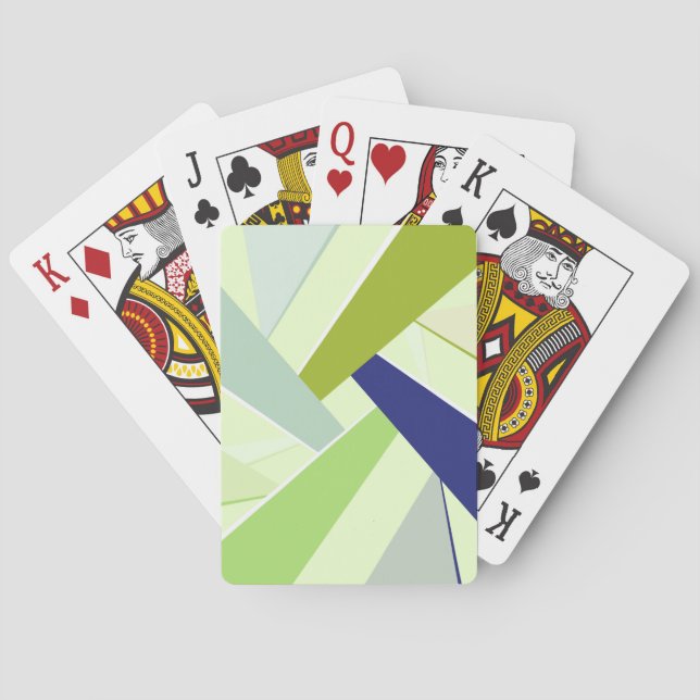 Abstract Geometric Shape 4 Playing Cards (Back)