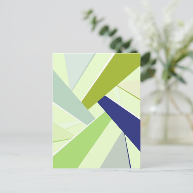 Abstract Geometric Shape 4 Postcard (Standing Front)