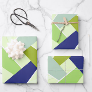 Abstract Geometric Shape 4 Wrapping Paper Sheet