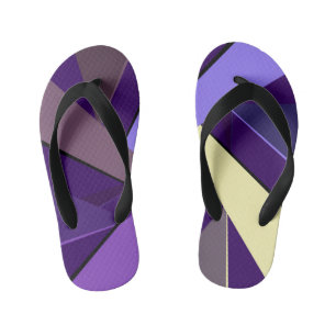 Abstract Geometric Shape 5 Kid's Flip Flops
