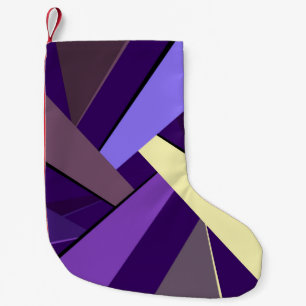 Abstract Geometric Shape 5 Small Christmas Stocking