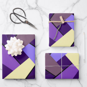 Abstract Geometric Shape 5 Wrapping Paper Sheet