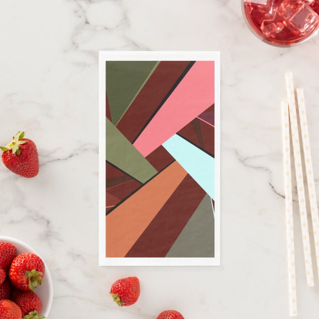 Abstract Geometric Shape 7 Napkin (Insitu)