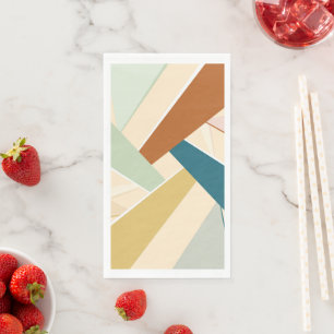 Abstract Geometric Shape Napkin