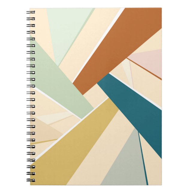 Abstract Geometric Shape Notebook (Front)
