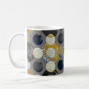 Abstract Geometric Shapes: Colourful Watercolor. Coffee Mug