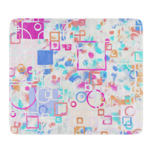 Abstract Geometric Shapes Cutting Board