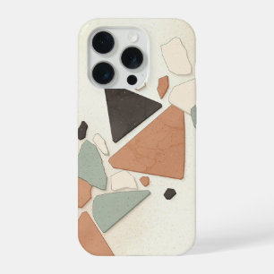 Abstract Geometric Shapes Minimalist Art - Earthy iPhone 15 Pro Case