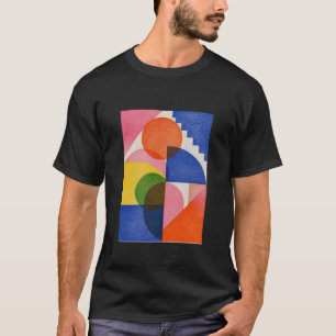 Abstract Geometric Shapes Modern Art T-Shirt