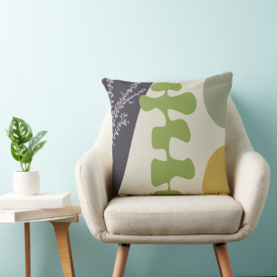 Abstract Geometric Shapes Modern Home Decor  Cushion