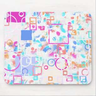 Abstract Geometric Shapes Mouse Mat