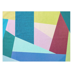 Abstract Geometric Shapes Textile Pattern   Tablecloth