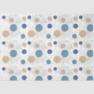 Abstract Geometric Shapes Tissue Wrapping Paper