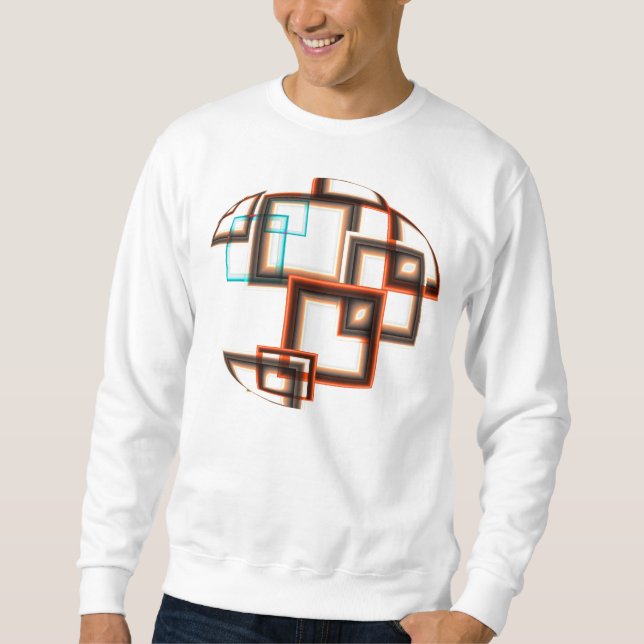 Abstract - Geometric Squares Sweatshirt (Front)