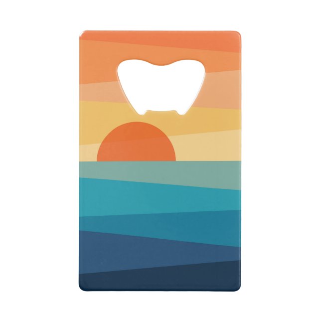 Abstract geometric sunrise (Front)