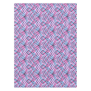 Abstract, geometric tablecloth